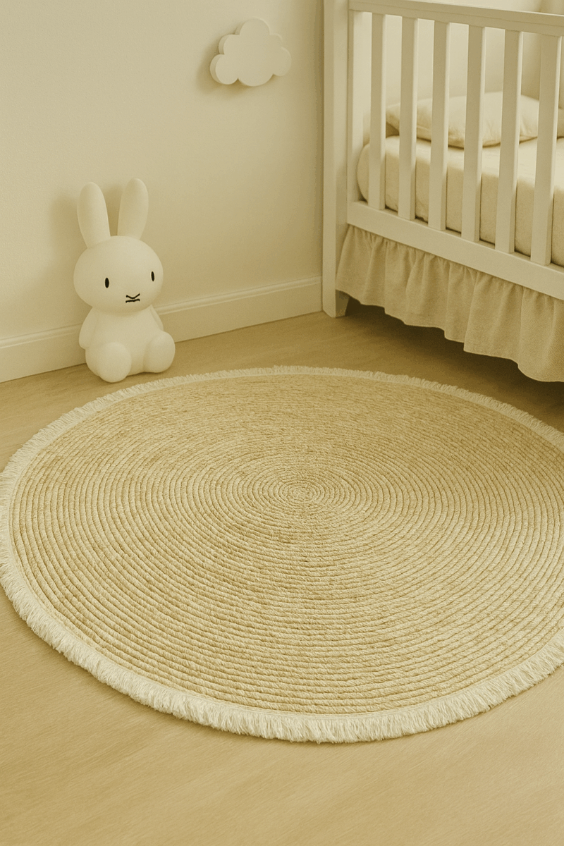 Alfombra Yute Redonda 100 cm